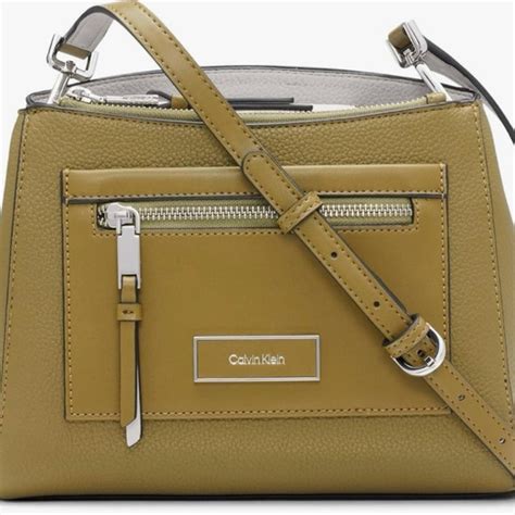 buy leather calvin klein triple compartment organizer pocket crossbody|Calvin Klein Hadley Triple Compartment Crossbody .